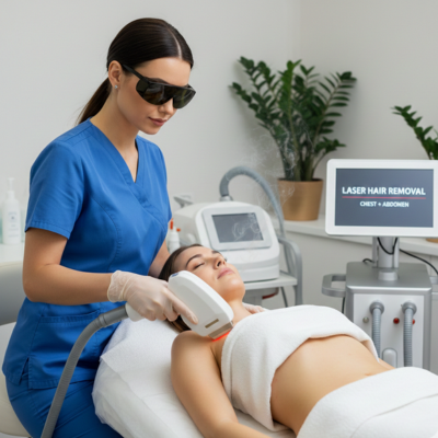 Chest Area + Abdomen